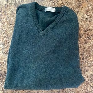 Marks & Spencer green Lambswool sweater